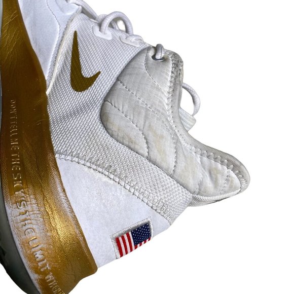 Nike PG 3 Paul George x NASA Apollo Missions 2019 White Gold - Size 11 - Picture 9 of 15